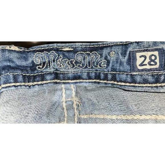 Miss Me Patriotic Americana Shorts Women Size 28 - Picture 7 of 9